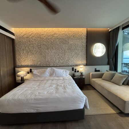 King-sized bed